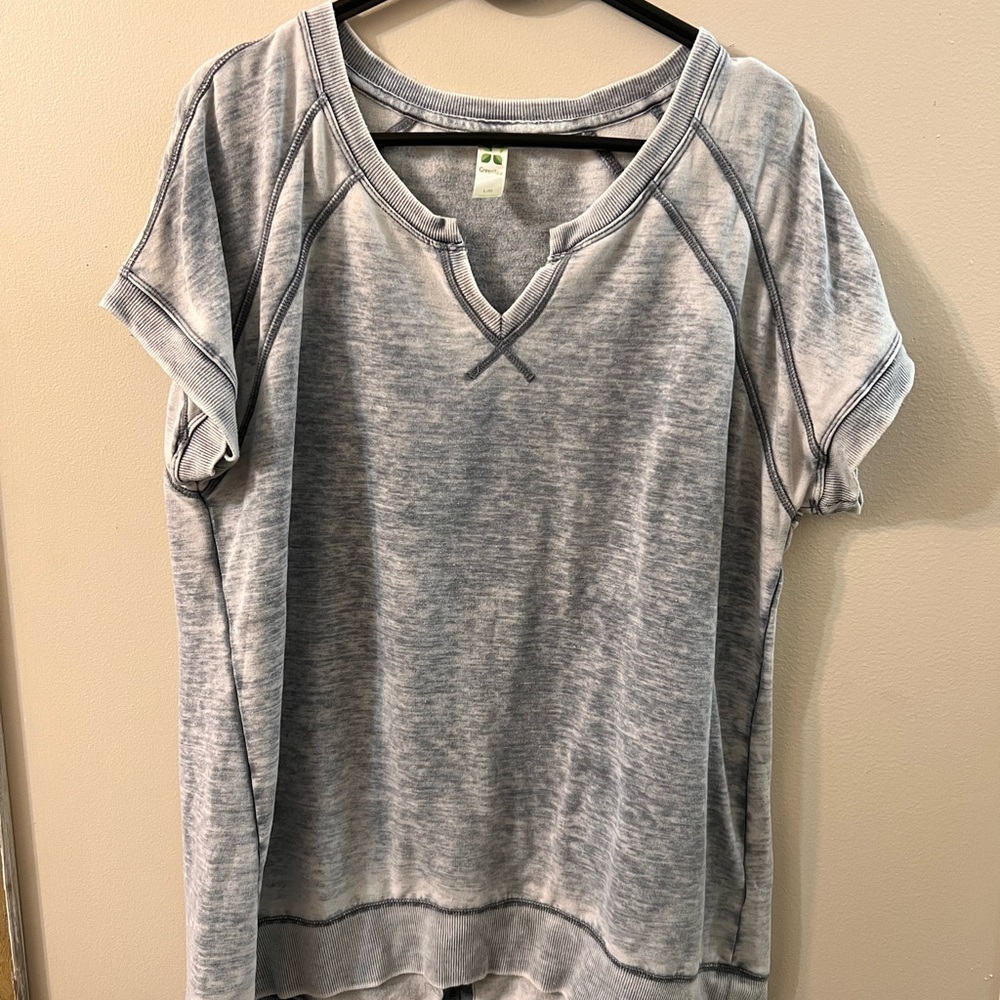 Casual Gray Women's Top